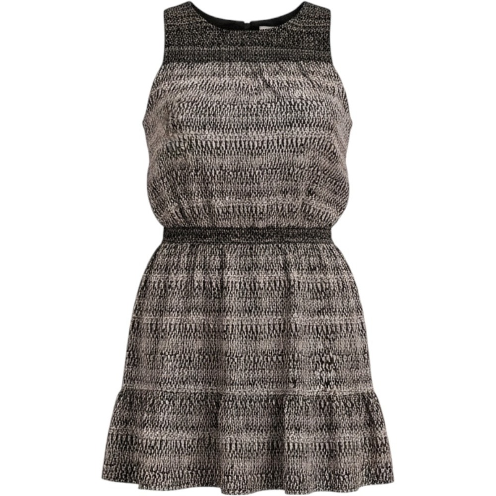 Joie Black and Gray Sheath Mini Dress